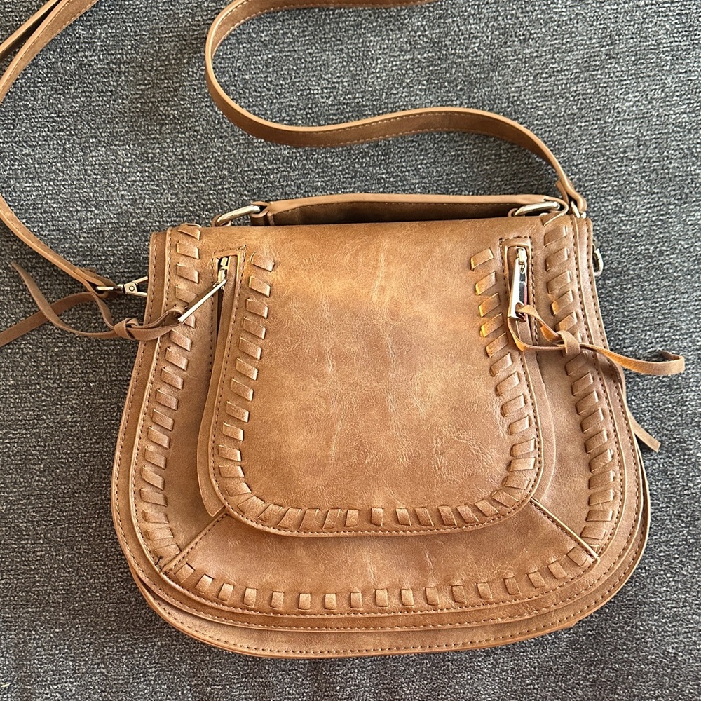 Urban Expressions Tan Crossbody Bag